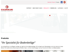 Tablet Screenshot of calderari-ag.ch